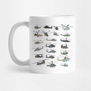 Modern Military Helicopters Mug